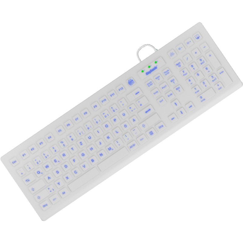 KeySonic KSK-8031INEL-Wh (DE) keyboard Industrial USB QWERTZ German Wh
