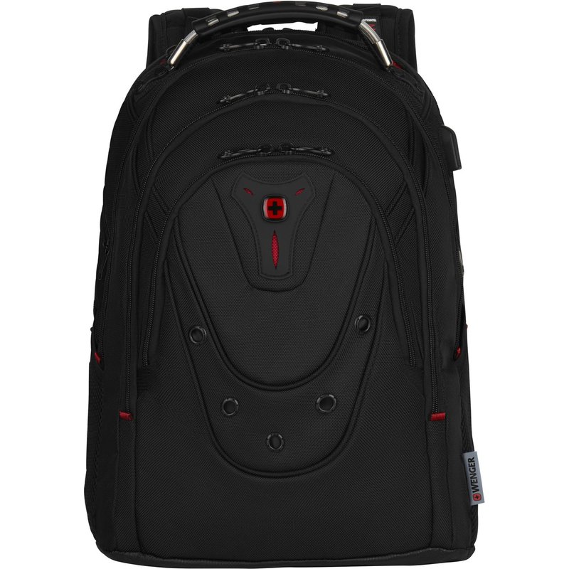 Wenger/SwissGear Ibex Ballistic Deluxe. Case type: Backpack Maximum screen size: 43.2 cm (17") Number of front pockets: 2 Carrying handle(s). Weight: 1.68 kg. Surface coloration: Monochromatic