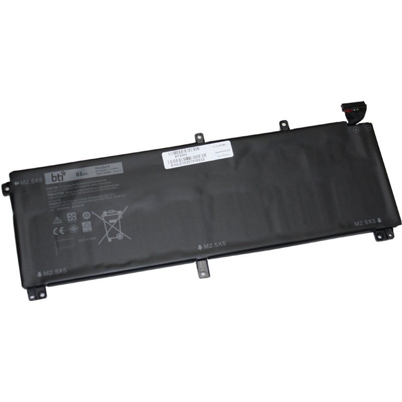 BTI 61Wh 6 cell Y758W compatible battery for DELL 9WF90 9WF90 GCNWX XPS 9530 XPS 15 9530 PRECISION M3800
