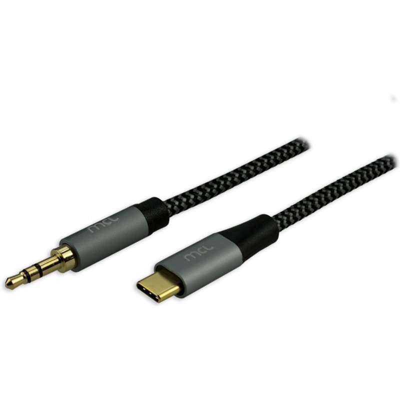 MCL MC1D99AZ03CJC3.52 audio cable 2 m USB C 3.5mm Black. Grey