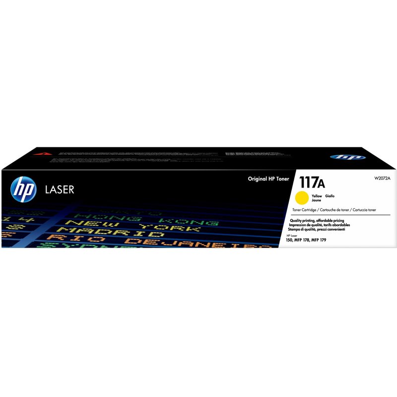 HP W2072A/117A Toner-kit yellow. 700 pages ISO/IEC 19798 for HP Color