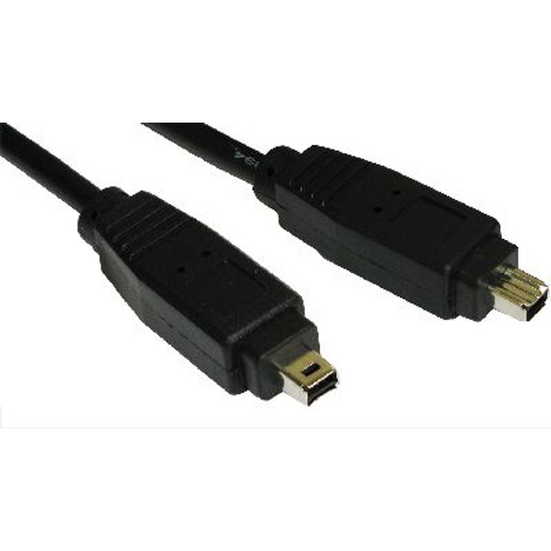 Cables Direct CDL-150EE2M FireWire cable 2 m 4-p Black