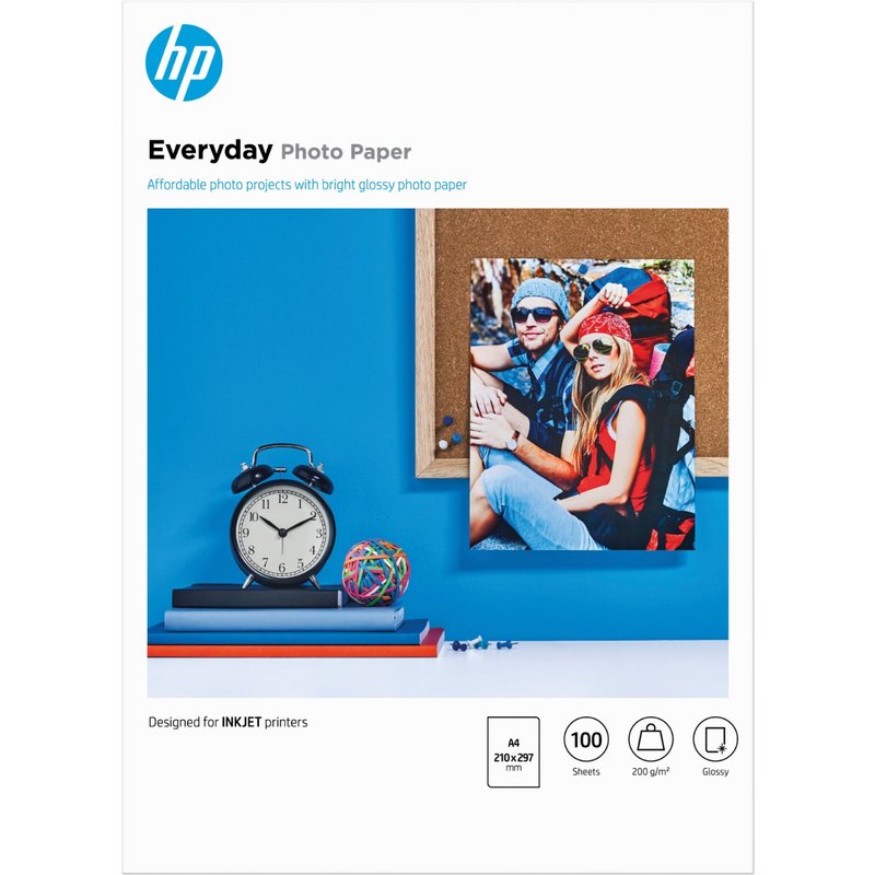 HP Everyday Photo Paper Glossy 200 g/m2 A4 (210 x 297 mm) 100 sheets