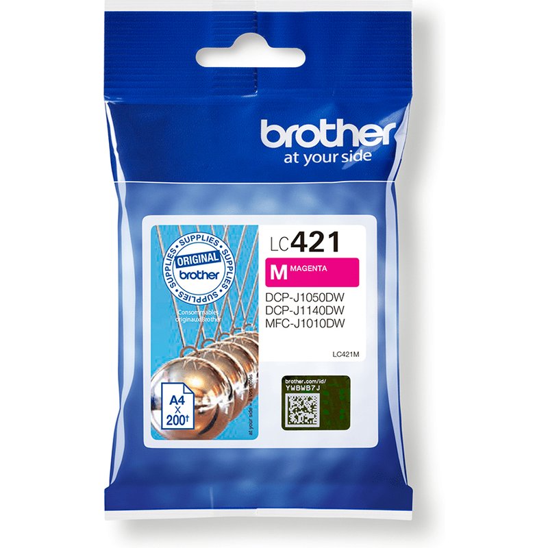 Brother LC-421M Ink cartridge magenta. 200 pages for Brother DCP-J 105