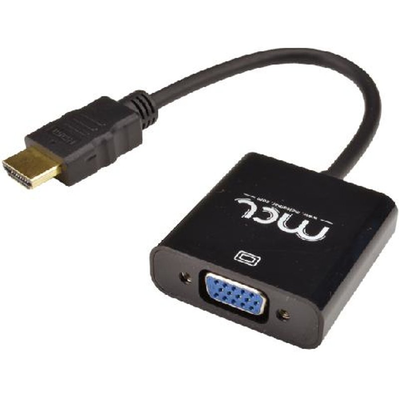 MCL CG-287C video cable adapter 0.24 m HDMI Type A (Standard) VGA (D-S