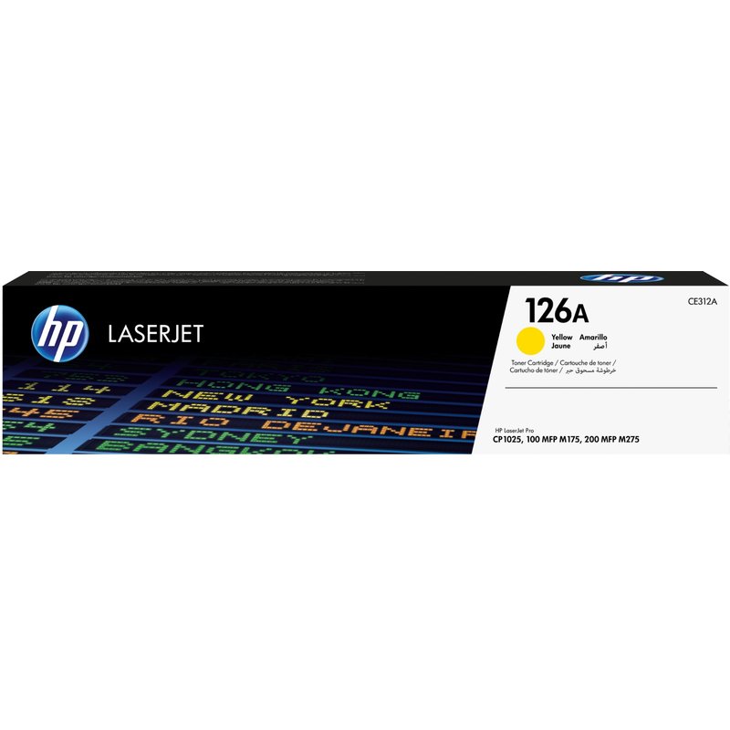 HP CE312A/126A Toner yellow. 1K pages ISO/IEC 19798 for HP LJ Pro CP 1