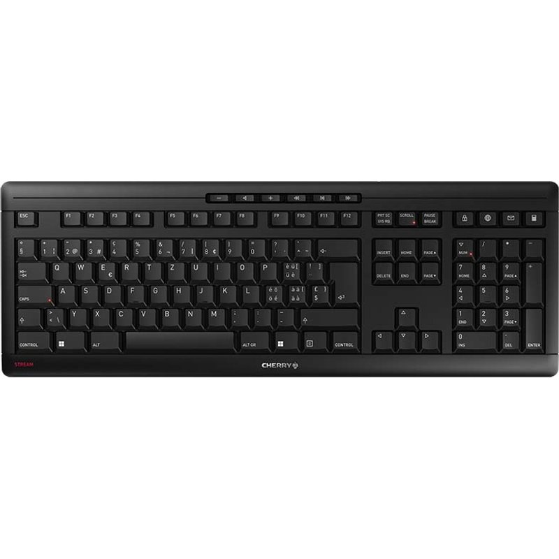 CHERRY Stream Wireless keyboard Universal RF Wireless + USB QWERTZ Swi