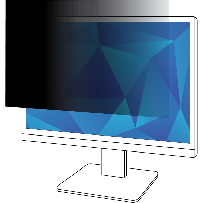 3M Privacy Filter for 23 Inch Widescreen Monitor, Reversible Gloss/Matte, Reduces Blue Light, Screen Protection, 16:9 Aspect Ratio (PF230W9B)