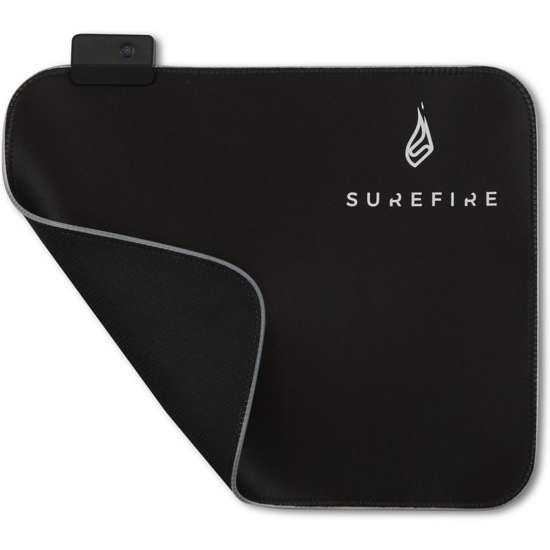 SureFire Silent Flight RGB-320 Gaming mouse pad Black