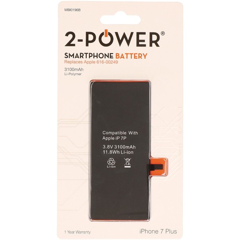 2-Power MBI0196B mobile phone spare part Battery Black