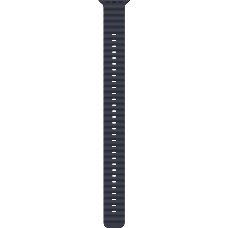 Apple 49mm Navy Ocean Band Extension - Natural Titanium Finish