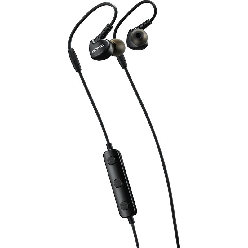 Canyon CNS-SBTHS1B headphones/headset Wireless In-ear Sports Micro-USB