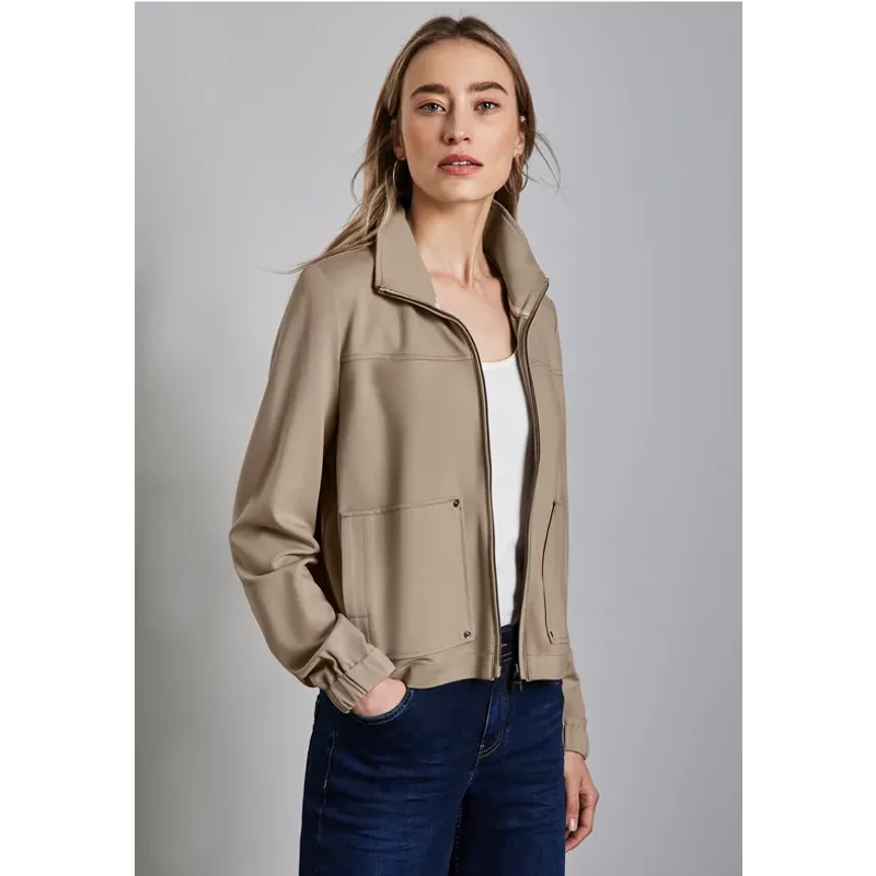 Street One Femme Veste Loose Fit in Beige, in size: 44