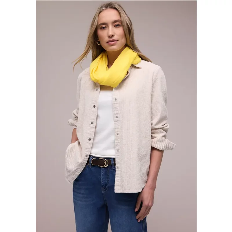 Écharpe loop en couleur unie