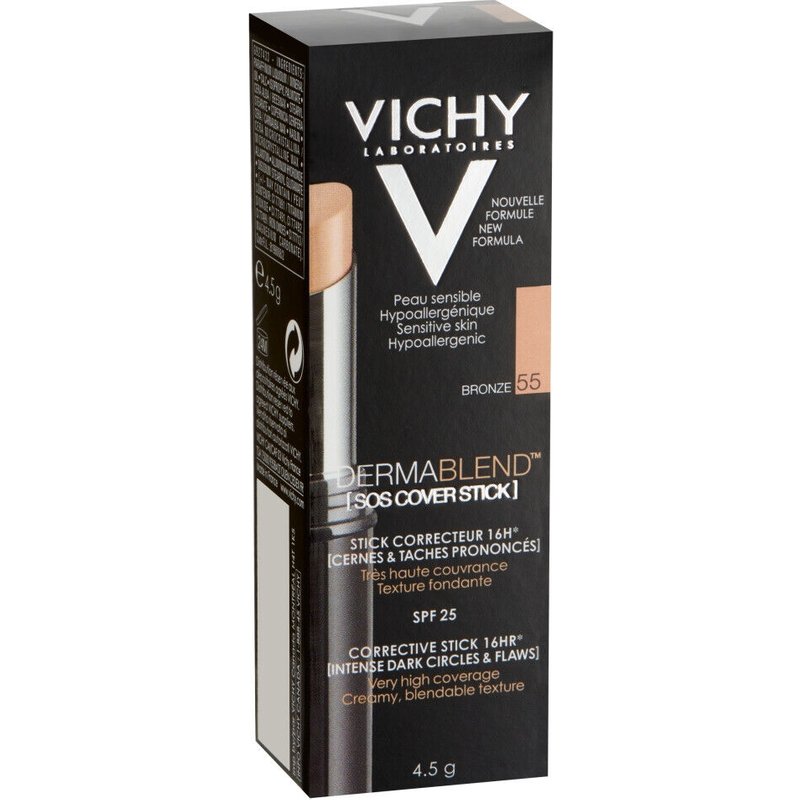 Vichy Derma Blend Sos Cover Corrective Stick Spf25 - Bronze #55