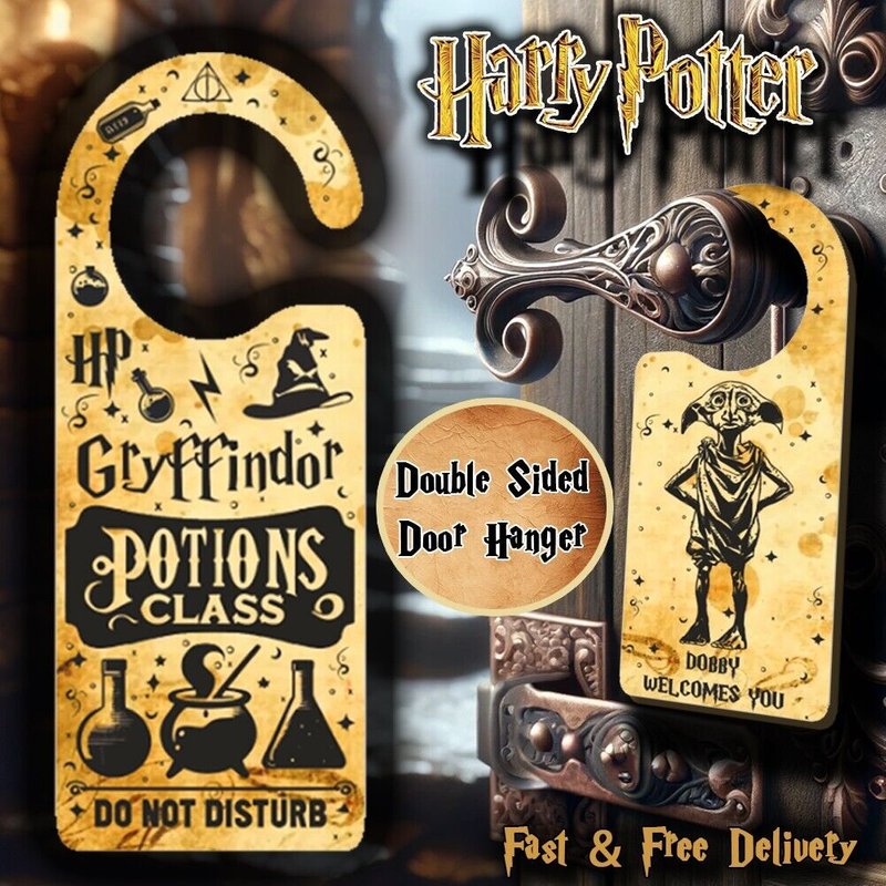 Harry Potter - Wizards - Children's Bedroom Door Sign - Kids Room Decor