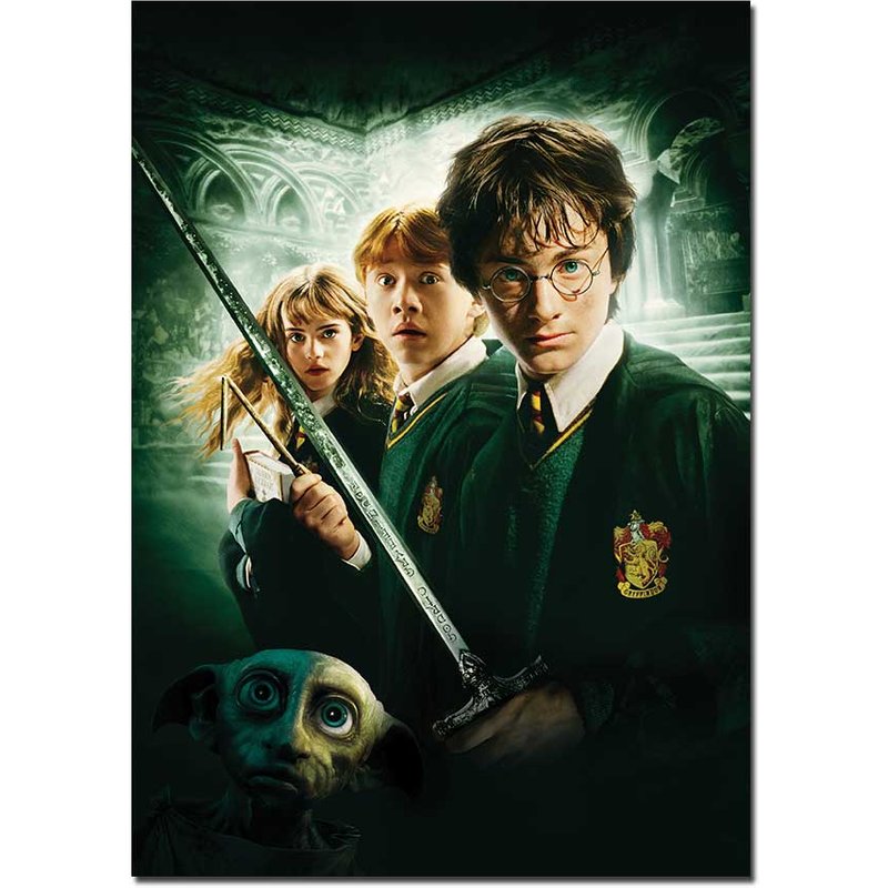 Harry Potter (Chamber Of Secrets) Movie Poster | Official Cinema Wall Art – Film Prints A4 A3