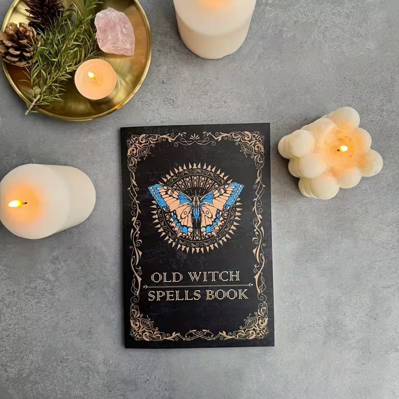 Old Witch Spells Book – Wicca / Pagan Spell Journal – A5 Size