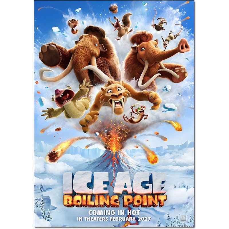 Ice Age - Boiling Point Movie Poster | Kids Wall Art A4 or A3 Size
