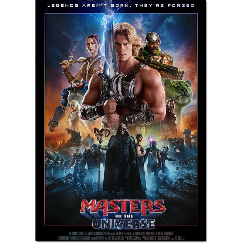 Masters of the Universe - He-man Movie Poster | Official Wall Art A4 or A3 Size