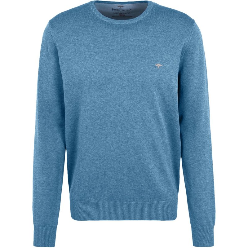 Fynch-Hatton Pullover aus Baumwolle, extralang
