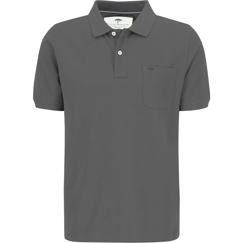 Fynch-Hatton Poloshirt Piquê aus Baumwolle mit Brusttasche