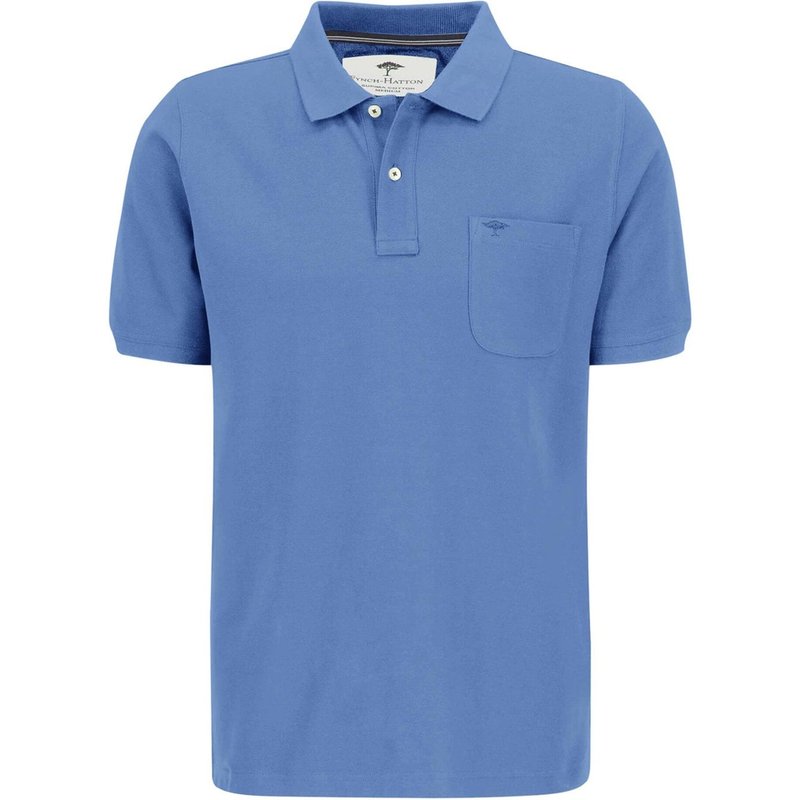 Fynch-Hatton Poloshirt Piquê aus Baumwolle mit Brusttasche