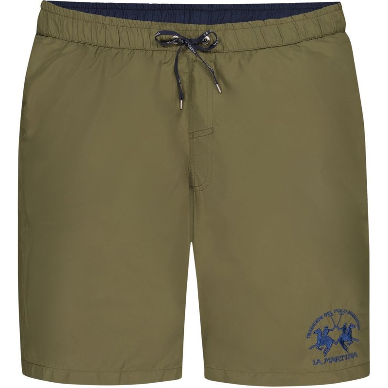 La Martina Badeshorts mit Logo-Stickerei