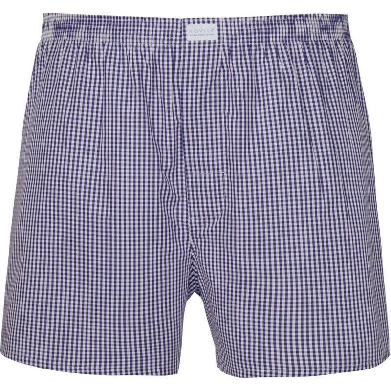Novila Boxershorts mit dezentem Karomuster