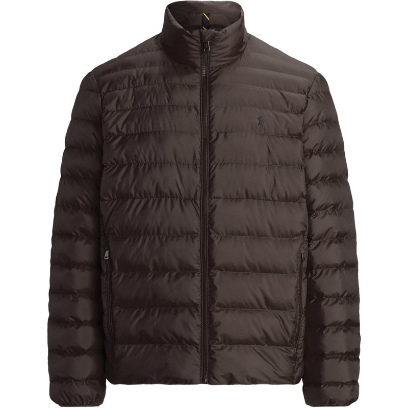 Polo Ralph Lauren Gesteppte Jacke in Glanz-Optik mit Poloreiter-Stickerei