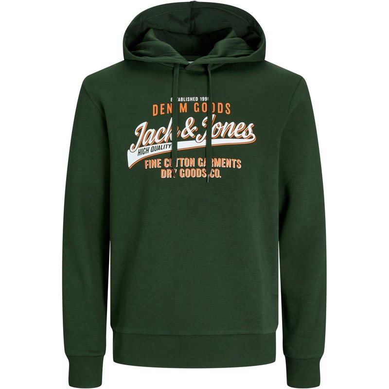 Jack & Jones Softer Hoodie mit großem Label-Print
