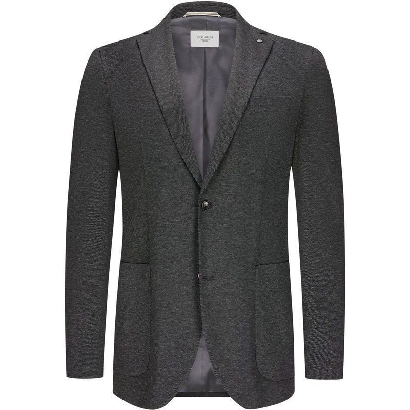 Carl Gross Jersey-Sakko 24/7 Flex mit dezentem Webmuster