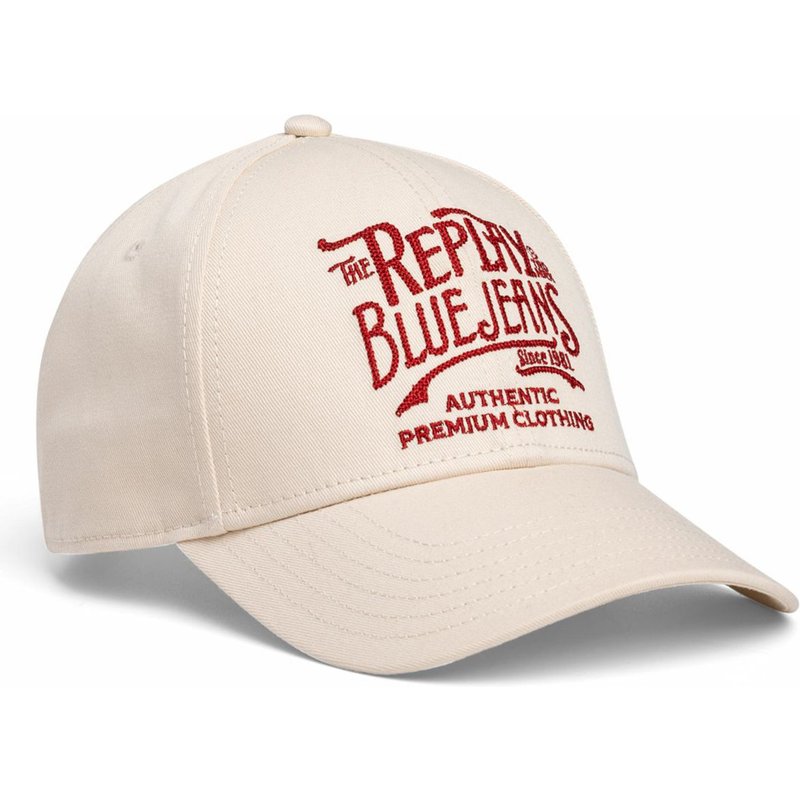 Replay Cap aus Baumwolle mit frontseitiger Label-Stickerei