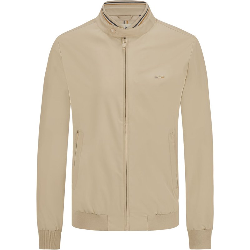 Jack & Jones Wasserabweisende Bomberjacke mit Streifen-Kragen