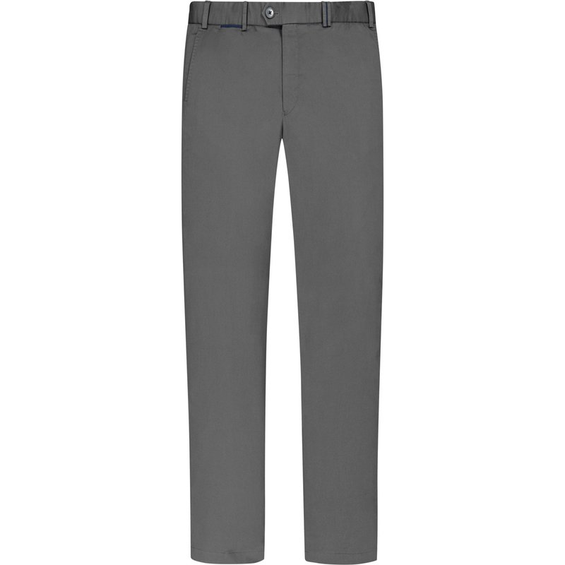 Hiltl Glatte und leichte Chino Peaker S aus Pima Baumwolle, Regular Fit
