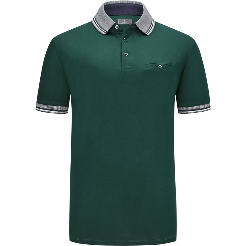 Ragman Poloshirt aus merzerisiertem Baumwoll-Jersey