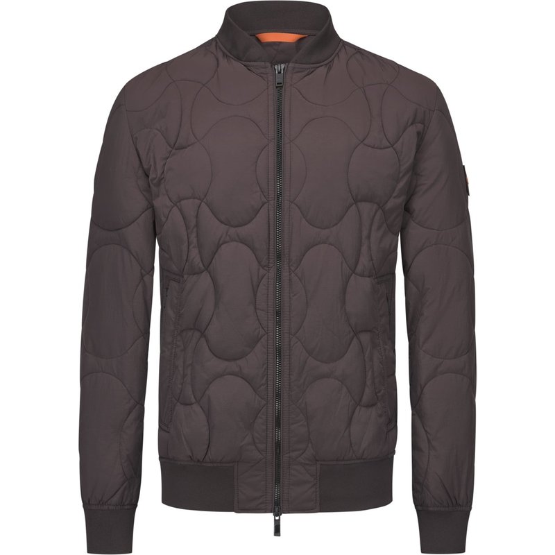 BOSS ORANGE Stepp-Blouson aus recyceltem Material