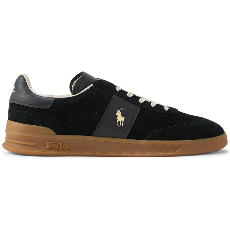 Polo Ralph Lauren Sneaker Area aus Veloursleder mit Logo-Aufnäher