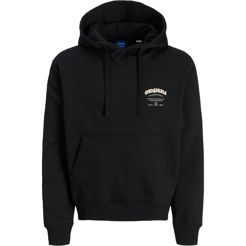 Jack & Jones Hoodie aus Baumwolle mit beidseitigem Print
