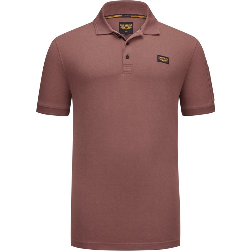 PME Legend Poloshirt in Piqué-Qualität mit Stretch