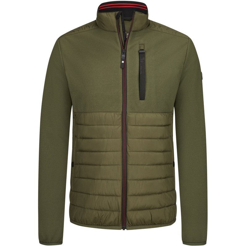 s.Oliver Strick-Blouson mit Stepp-Front und Fleece-Innenfutter