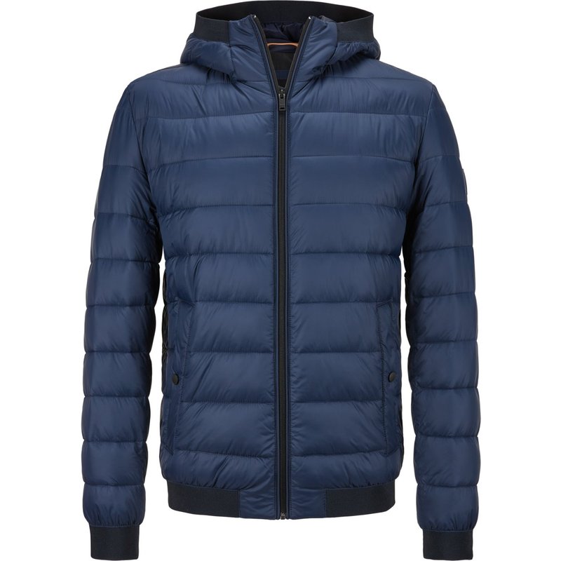 BOSS ORANGE Stepp-Blouson Odenis mit Kapuze