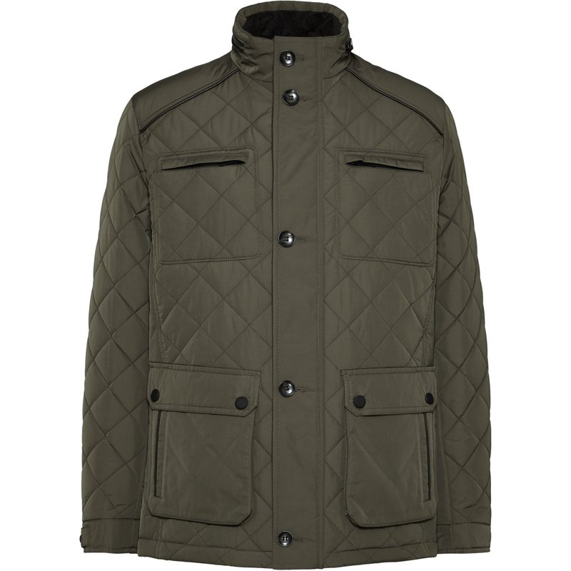 Bugatti Fieldjacket mit Rautensteppmuster und Wattierung