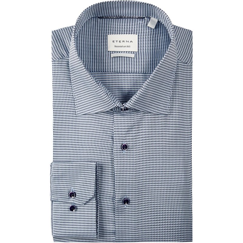 Eterna Bügelfreies Hemd aus Dynamic Cotton, Modern Fit