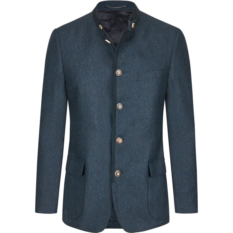 Dressler Janker aus Schurwolle mit Veloursleder-Details und Ellenbogen-Patches