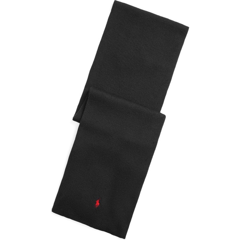 Polo Ralph Lauren Schal aus waschbarem Merino-Rippstrick