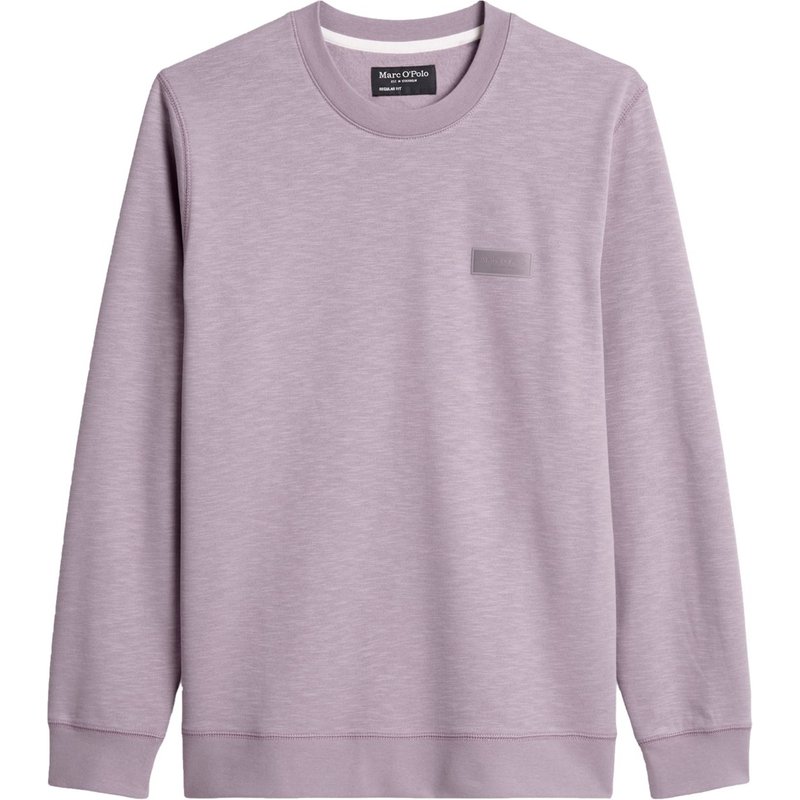 Marc O'Polo Sweatshirt aus Baumwolle mit Label-Aufnäher, Regular Fit