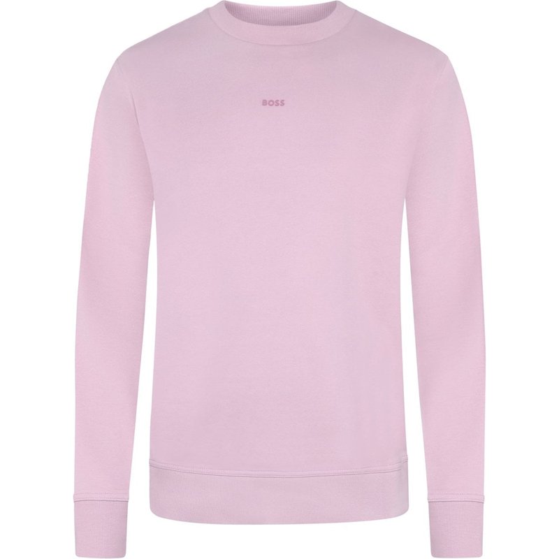 BOSS ORANGE Sweatshirt aus Baumwolle mit Label-Schriftzug