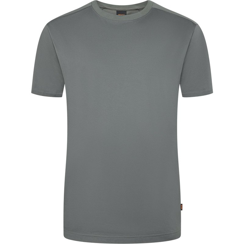BOSS Glattes T-Shirt aus einem Baumwollmix mit Rundhalsausschnitt