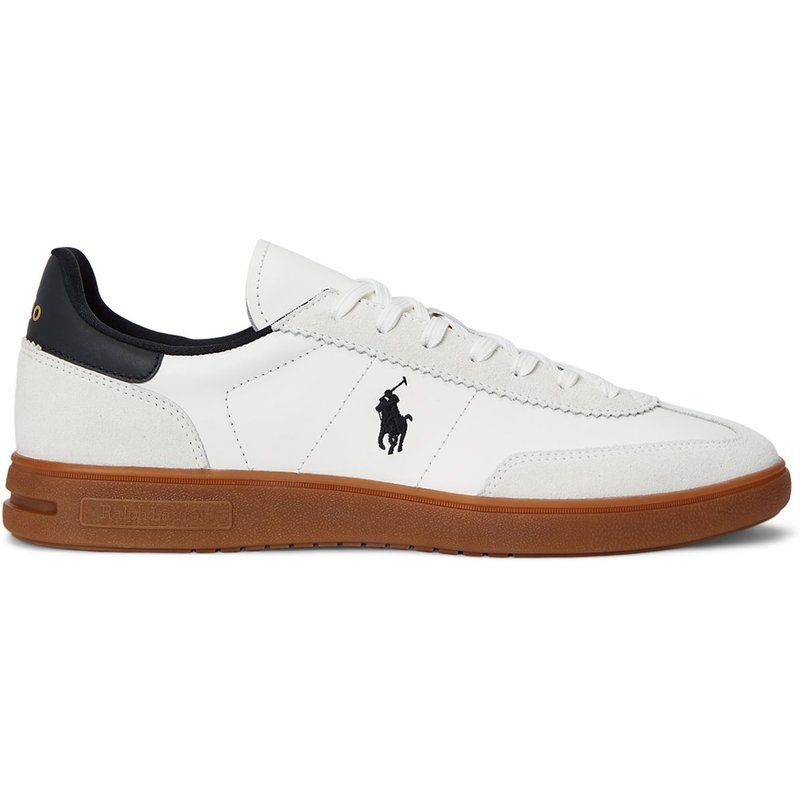 Polo Ralph Lauren Leder-Sneaker Bedford mit Veloursleder-Overlays